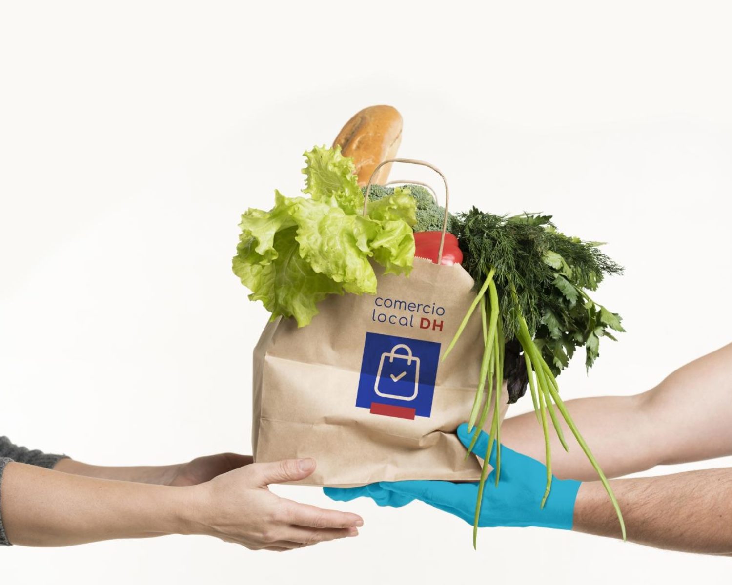 diseño de identidad corporativa de comercio local dh