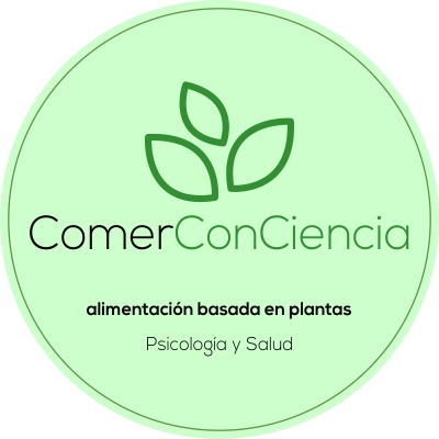 Comer Con Ciencia Alimentación basada en Plantas Psicología y Salud - logo